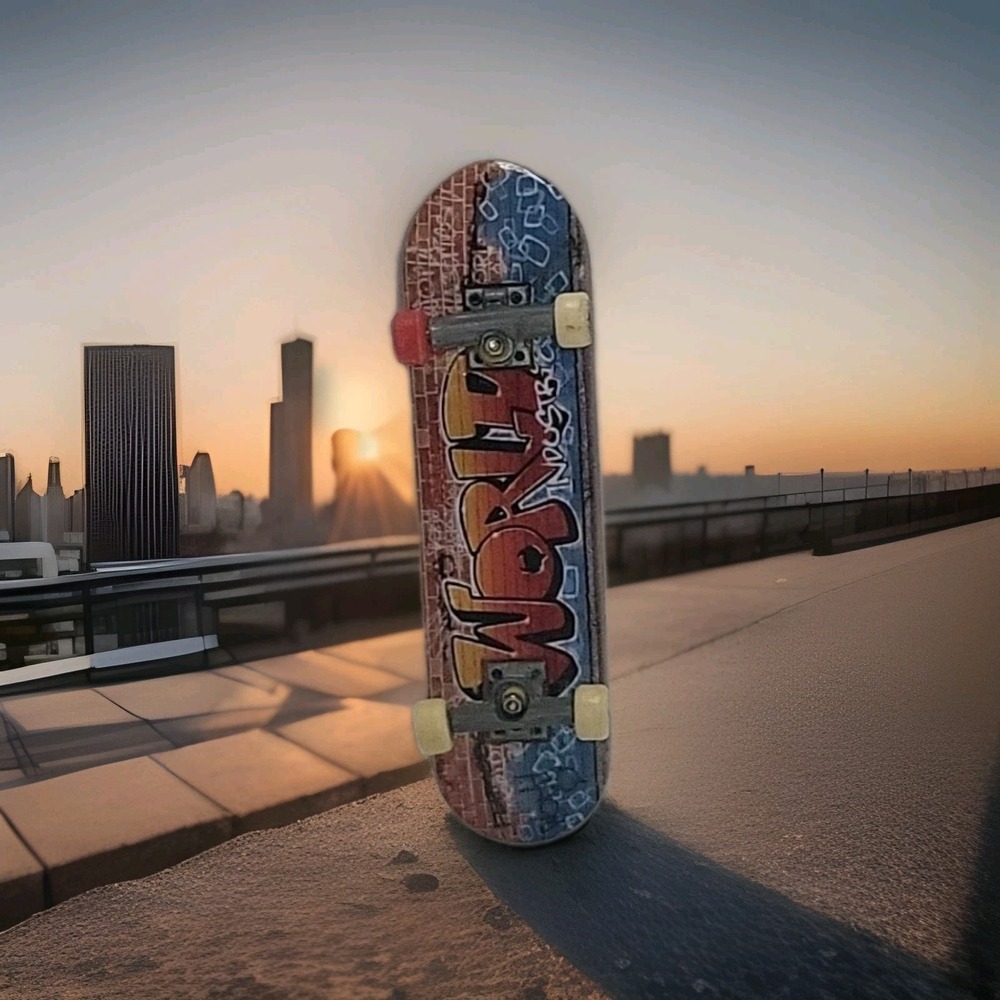 Vintage Tech Deck Element World Industries 96mm Fingerboard Rare Graffiti Logo